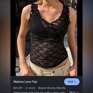Brandy Malena Lace top